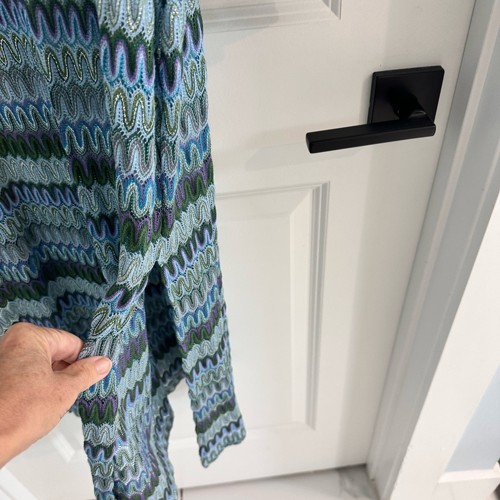 Hill House Blue and Green Knit Dress - Picture 3 of 7